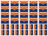 Arizona Flag Temporary Tattoo