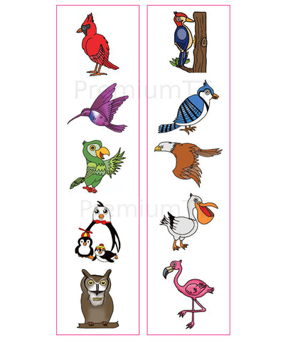 Bird Temporary Tattoos