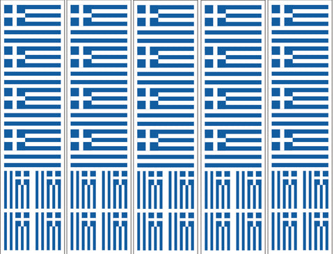Greece Greek Flag Stickers
