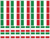 Italian Italy Flag Sticker Party Favor