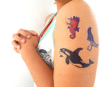 killer whale seahorse tattoo