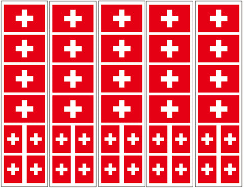 switzerland flag stickers