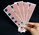 US american flag removable sticker