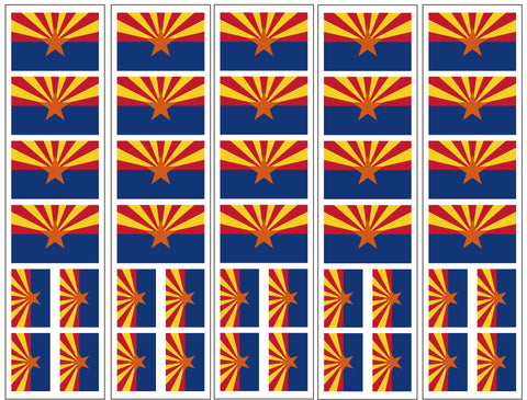 Arizona Flag Temporary Tattoo