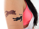 Black panther tattoo