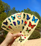 colorful butterfly stickers