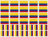 Colombia Flag Stickers