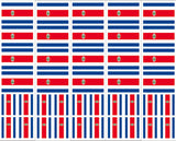 Costa Rica Flag Decals