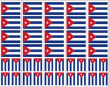Cuba Flag Stickers