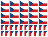 Czech Republic Flag Temporary Tattoo