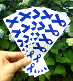 dark blue ribbon cancer