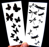 butterflies dragonflies temporary tattoos