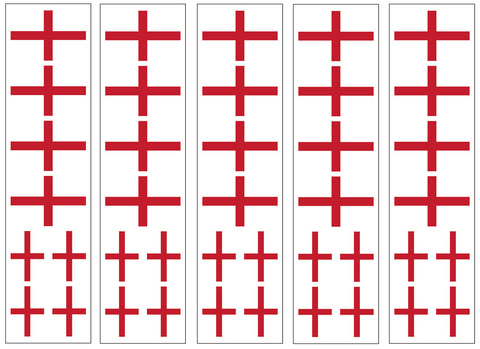 England Red Cross Flag tattoo