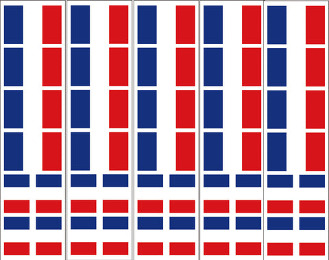 France French Flag Stickers Decals