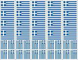 Greece Greek Flag Temporary Tattoo