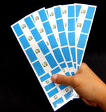 Guatemalan Flag Temporary Tattoo