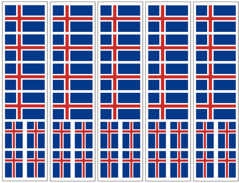 Iceland Flag Temporary Tattoo
