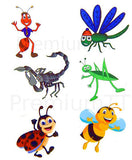 Insect / Bug Temporary Tattoos
