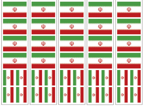 iran iranian Flag Temporary Tattoo