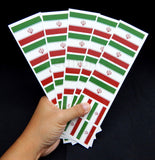 Iranian Flag Party Tattoo