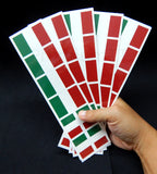Italy Flag Stickers Decals