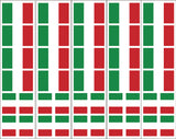 Italian Italy Flag Temporary Tattoo