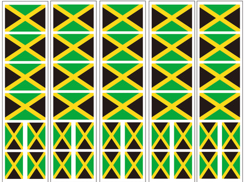 jamaica flag sticker, party favor