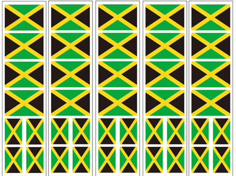 jamaica flag sticker, party favor