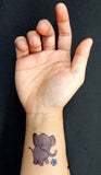 elephant temporary tattoo