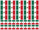 Mexico Mexican Flag Sticker Decal