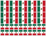 Mexico Mexican Flag Sticker Decal