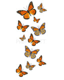 Monarch Butterfly Temporary Tattoos