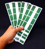 Nigerian Flag Party Tattoo