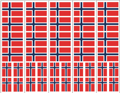 Norway Flag Sticker, Party Favor