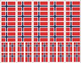 Norway Flag Temporary Tattoo