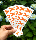 orange ribbon cancer awareness
