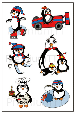 Penguin Temporary Tattoos