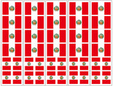 Peru Flag Temporary Tattoo