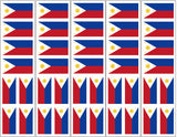 Philippines Flag Temporary Tattoo