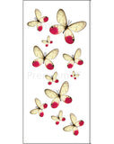 pink butterfly temporary tattoo