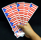 Puerto Rican Flag Party Tattoo