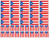 Puerto Rico Flag Temporary Tattoo
