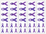 Purple Ribbon Cancer Awareness