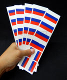 Russian Flag Party Tattoo
