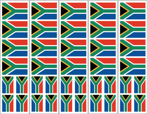 south african flag patterns