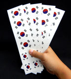 South Korea flag party tattoo