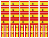 Spain Spanish Flag Temporary Tattoo