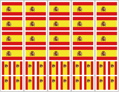 Spain Spanish Flag Temporary Tattoo