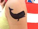 Sperm whale tattoo