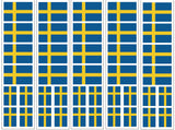Sweden Flag Temporary Tattoo